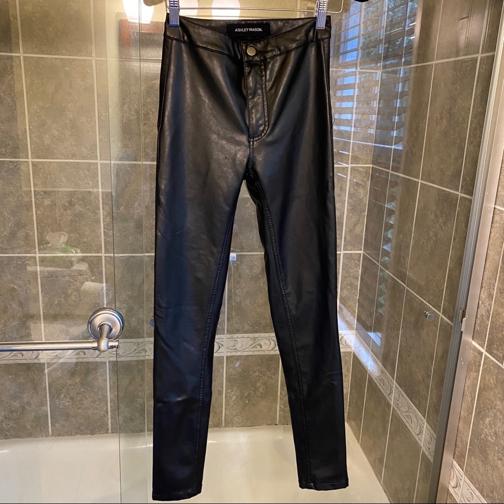 Faux Leather Legging